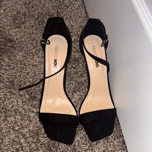 Fashion Nova Black Women's Heels